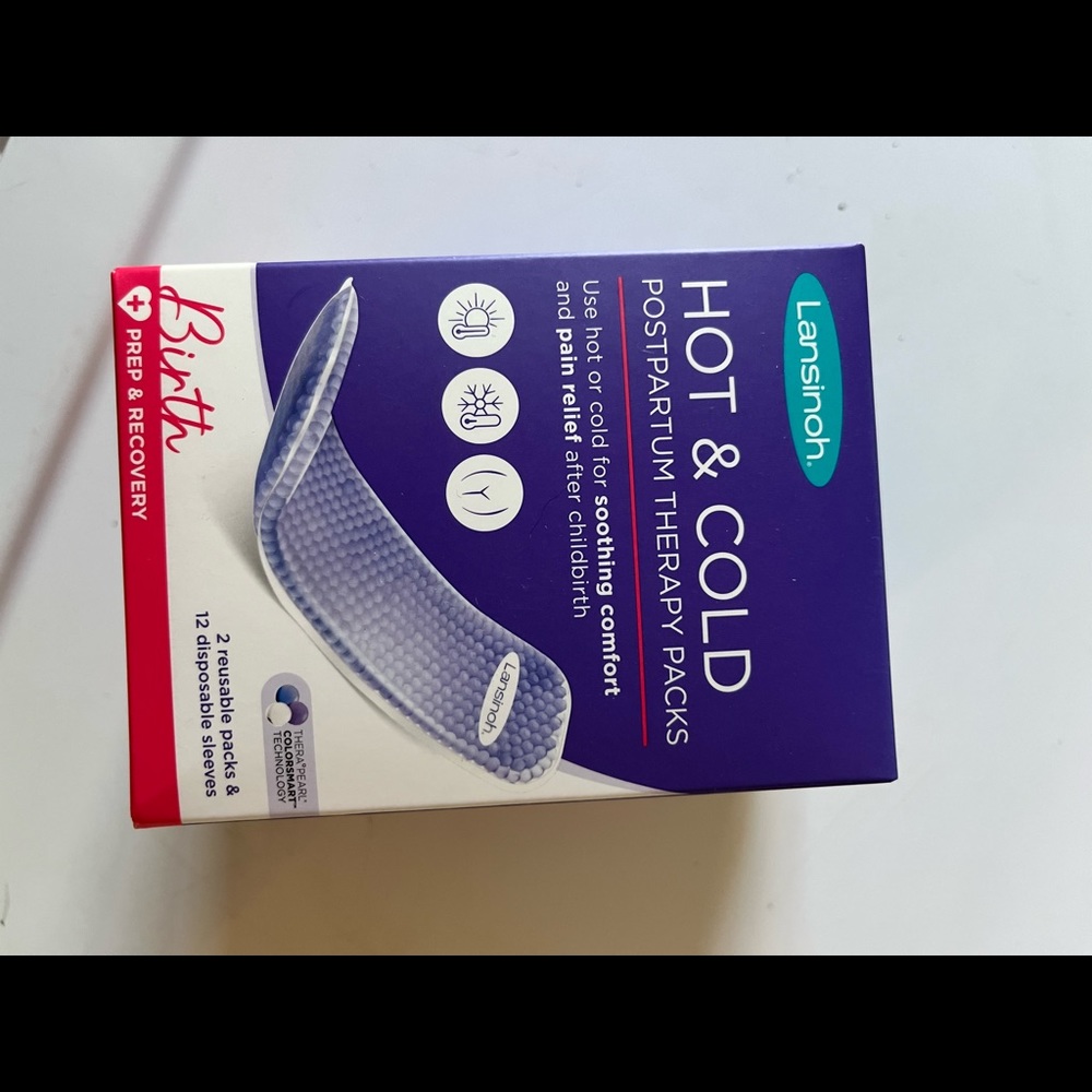 Hot and cold postpartum pack